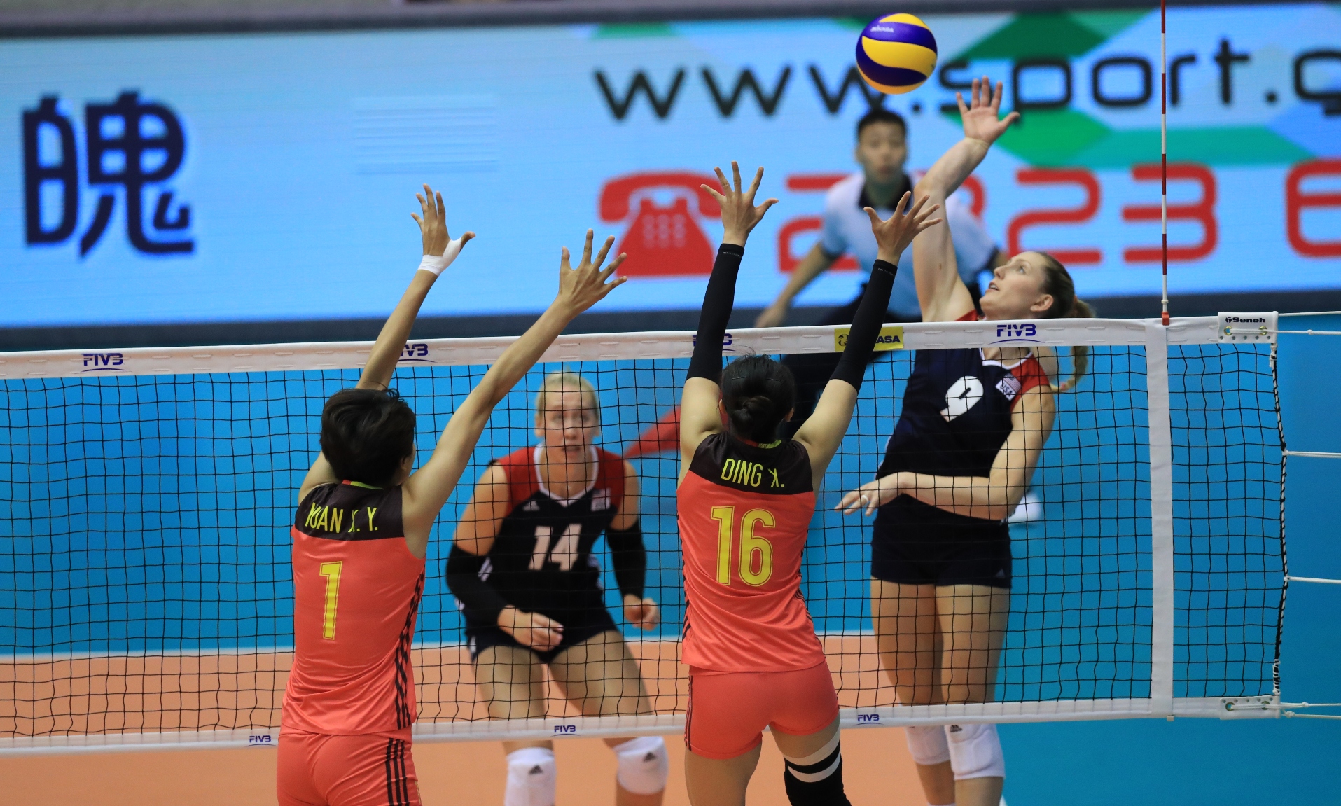 Zhu Ting of China signs an autograph during a promotional event for the  FIVB Volleyball World Grand Prix Macao 2017 in Macau, China, 12 July  2017.(Imaginechina via AP Images Stock Photo - Alamy